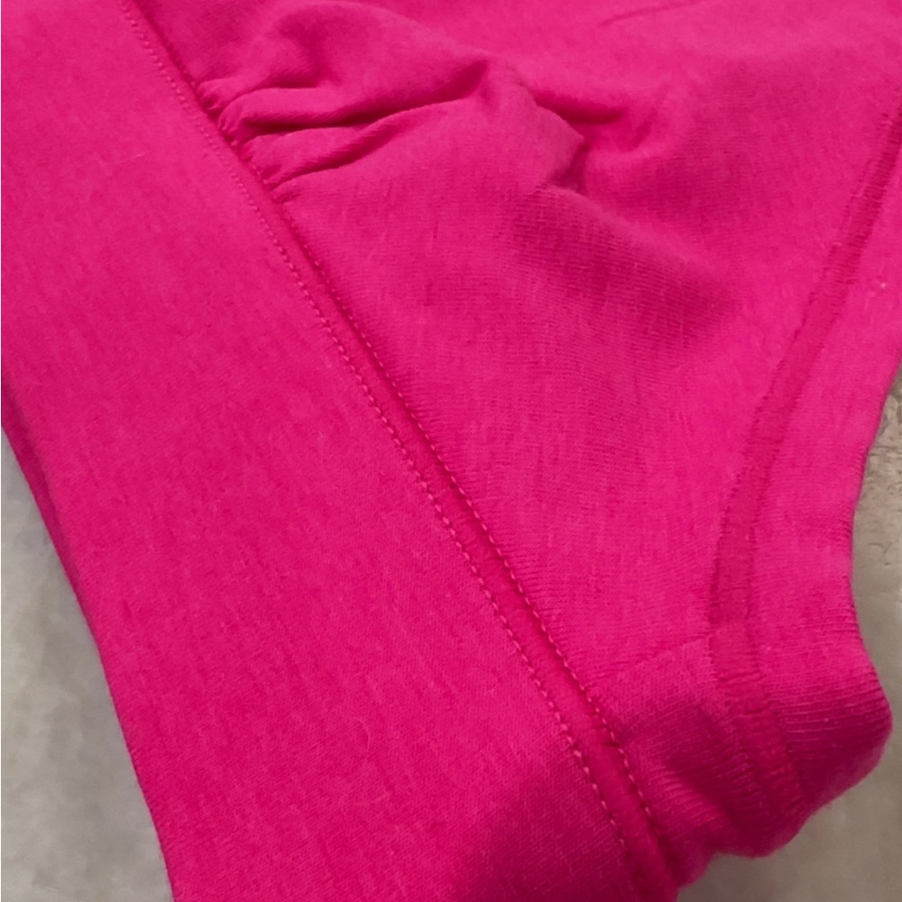 NWT- Florence by Mills Softie Cotton Triangle Bralette – Fuchsia Purple – XS - Picture 6 of 9